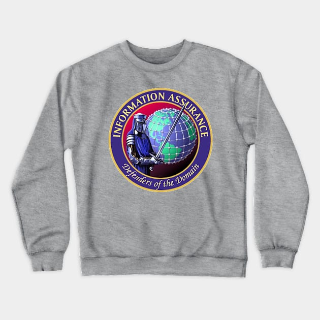 Defenders of the Domain Logo Crewneck Sweatshirt by Spacestuffplus